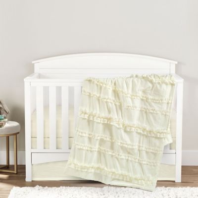 Lush D&eacute;cor Belle Embellished 3-Piece Crib Bedding Set in Ivory