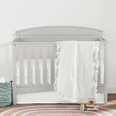 Lush D&eacute;cor Reyna 3-Piece Crib Bedding Set in White. View a larger version of this product image.