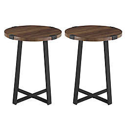 Forest Gate™ Metal Wrap Side Tables (Set of 2)