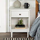 Alternate image 6 for Forest Gate&trade; 1-Drawer Tray Top Nightstands in White (Set of 2)