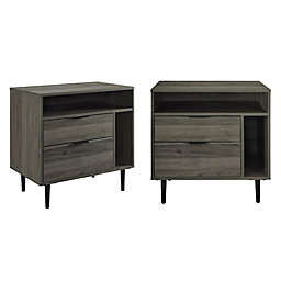 Forest Gate™ Lincoln 2-Drawer Nightstands (Set of 2)