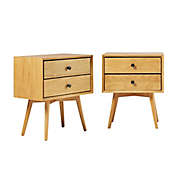 Forest Gate&trade; 2-Drawer Solid Wood Nightstands (Set of 2)