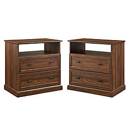 Forest Gate™ Clyde Classic 2-Drawer Nightstands (Set of 2)