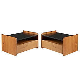 Forest Gate™ Floating Solid Wood Nightstands (Set of 2)