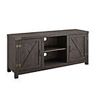 Alternate image 0 for Farmhouse Double Barn Door TV Stand - Sable