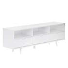 Alternate image 0 for Ivy 70" 3 Drawer Solid Wood TV Stand - White