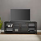 Alternate image 7 for Forest Gate Wheatland 70-Inch Modern Farmhouse 2-Door &amp; Open Shelving TV Stand in Sable