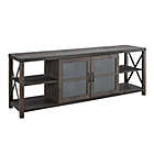Alternate image 0 for Forest Gate Wheatland 70-Inch Modern Farmhouse 2-Door &amp; Open Shelving TV Stand in Sable