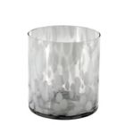 Alternate image 0 for Everhome&trade; 7-Inch Spotted Glass Hurricane Candle Holder in White
