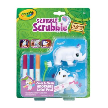 Crayola&reg; 2-Pack Scribble Scrubbie&trade; Safari Pets. View a larger version of this product image.
