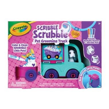 Crayola&reg; Scribble Scrubbie&trade; Pets Pet Grooming Truck. View a larger version of this product image.