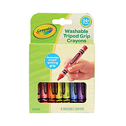 Crayola® 8-Count Washable Tripod Grip Crayons