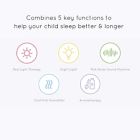 Alternate image 6 for Baby Dream Machine 5-in-1 Children's Sleep Device in White