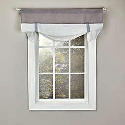 SKL Home Jacob Adjustable Window Valance in Grey