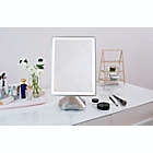 Alternate image 6 for iHome Pro Rechargeable Vanity Speaker Mirror in Silver/Nickel