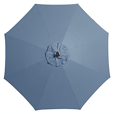 Everhome&trade; 9-Foot Round Tilt Market Umbrella in Faded Denim. View a larger version of this product image.
