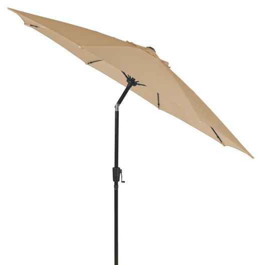 Everhome 9-Foot Round Tilt Market Umbrella in Warm Sand