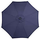 Alternate image 2 for Everhome&trade; 9-Foot Solar LED Market Umbrella in Navy