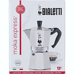 Bialetti® Moka Express® 6-Cup Stovetop Coffee Maker in Silver