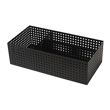 Squared Away&trade; 3- Section Desk Organizer in Black. View a larger version of this product image.
