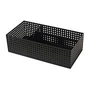 Squared Away&trade; 3- Section Desk Organizer in Black