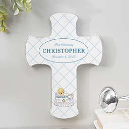 Precious Moments® Christening Him 5-Inch x 7-Inch Personalized Cross