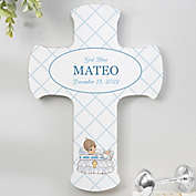 Precious Moments&reg; Christening Him 8-Inch x 12-Inch Personalized Cross