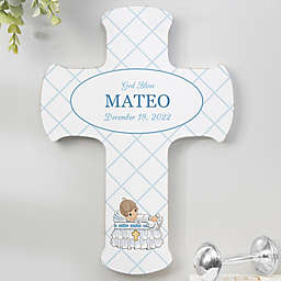 Precious Moments® Christening Him 8-Inch x 12-Inch Personalized Cross