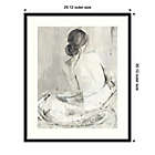 Alternate image 2 for Evening I Neutral (Woman) 29.12-Inch x 35.12-Inch Framed Wall Art in Black