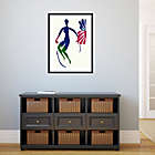 Alternate image 6 for Blue Nude with Green Stocking 23.12-Inch x 31.12-Inch Framed Wall Art in Black