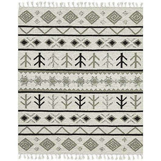 Alternate image 1 for Araceli Bea 5' x 8' Handcrafted Area Rug in Ivory/Grey