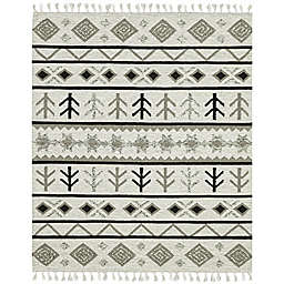 Araceli Bea 2' x 3' Handcrafted Accent Rug in Ivory/Grey