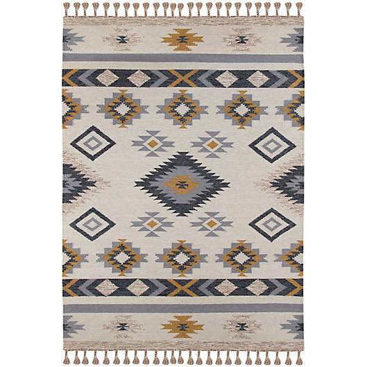 Alternate image 1 for Araceli Fae 5' x 8' Handcrafted Area Rug in Yellow/Ivory