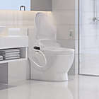 Alternate image 1 for SmartBidet Round Electric Bidet Seat with Remote Control in White