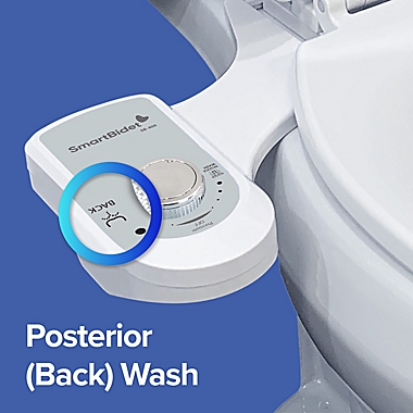 SmartBidet SB-400 Back Wash Bidet Attachment with Control Panel in White. View a larger version of this product image.