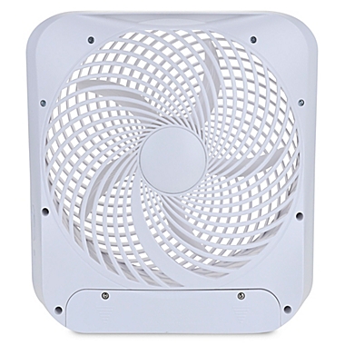 O2COOL&reg; Portable Battery or Electric Fan in White. View a larger version of this product image.