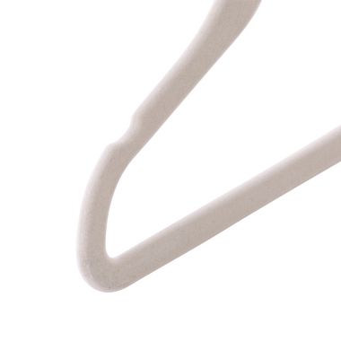 Squared Away&trade; Velvet Slim Child Sized Hangers in White with Chrome Hook (Set of 14). View a larger version of this product image.