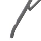 Alternate image 5 for Squared Away&trade; Velvet Slim Shirt Hangers in Grey with Chrome Hook (Set of 12)