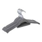 Alternate image 0 for Squared Away&trade; Velvet Slim Shirt Hangers with Chrome Hook (Set of 12)