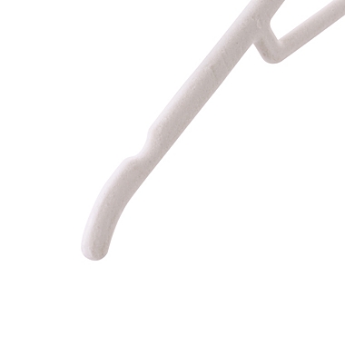 Squared Away&trade; Velvet Slim Shirt Hangers in White with Chrome Hook (Set of 12). View a larger version of this product image.