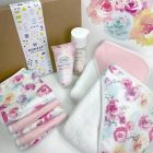 Alternate image 5 for The Honest Company&reg; 9-Piece Floral Bubbles &amp; Cuddles Bath Gift Set in Pink/White