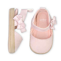 goldbug™ Size 0-3M Lace Espadrille in Pink