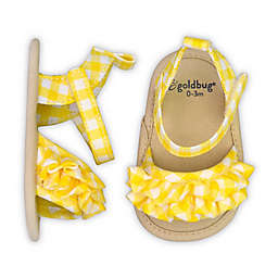 goldbug™ Size 3-6M Ruffle Sandal in Yellow