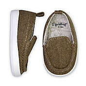 goldbug Size 0-3M Raffia Slip-On Sneaker in Twill
