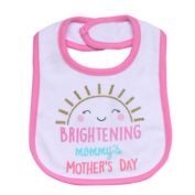 Baby Starters&reg; &quot;Brightening Mommy&#39;s Mother&#39;s Day&quot; Bib in Pink