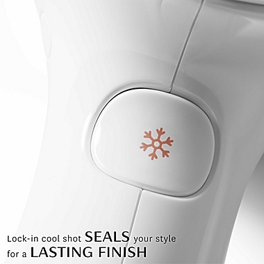 T3 Fit Compact Hair Dryer in White/Rose Gold. View a larger version of this product image.