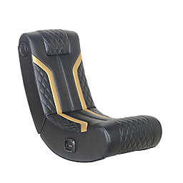 X Rocker® Lux High Tech Rocker Gaming Chair with Bluetooth® 2.0 Audio in Gold/Black