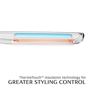 T3 Lucea 1-Inch Professional Straightening and Styling Iron in White. View a larger version of this product image.