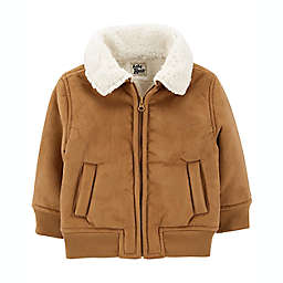 OshKosh B'gosh® Faux-Suede Sherpa-Lined Jacket in Brown