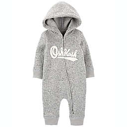 OshKosh B'gosh® Sherpa-Lined Playsuit in Grey